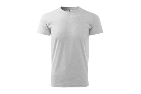 Tričko unisex Heavy New 137 světle šedý melír obrázek 2