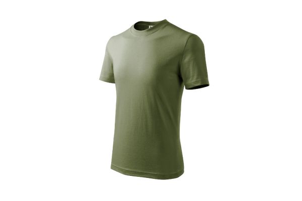 Tričko dětské Basic 138 světlá khaki obrázek 1