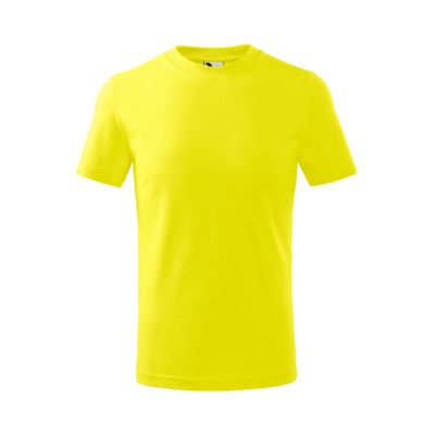 Tričko dětské Basic 138 citronová obrázek 1613