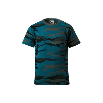 Tričko dětské Camouflage 149 camouflage petrol obrázek 7873