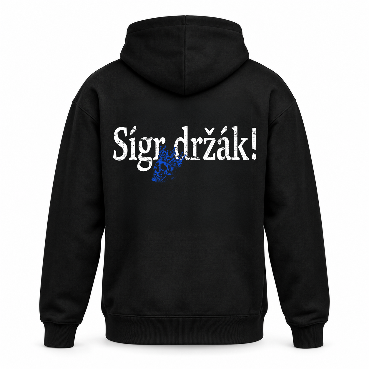 Černá mikina Sígři - Sígr držák